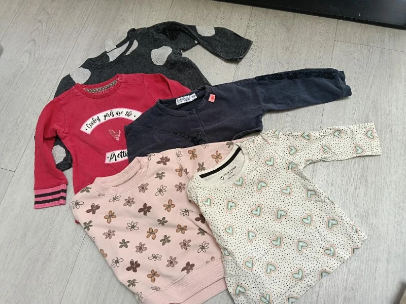Shirts & truien maat 74 Dirkje, Primark, Quapi Goed